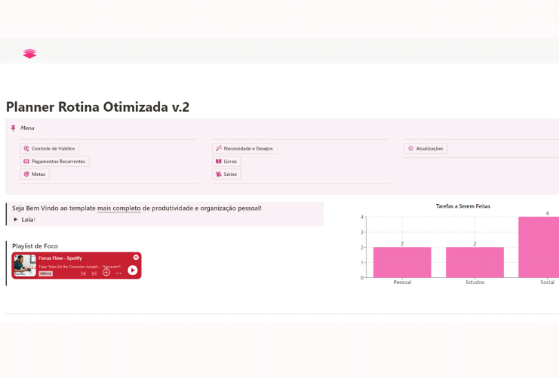 planner no notion template rotina otimizada