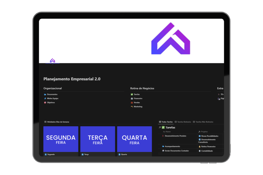 template de notion para empresas